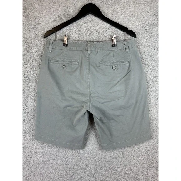 Bonobos Shorts Mens 33 Gray Slim 9 Inch Chino Stretch Casual Classic Summer Mens - Picture 7 of 11